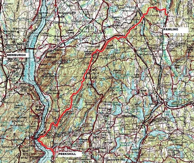 overview of entire hike