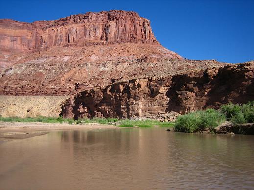 Dirty Devil at the mouth of Happy Canyon