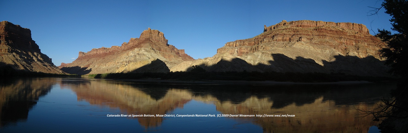 Colorado River at Spanish Bottom, Maze District, Canyonlands